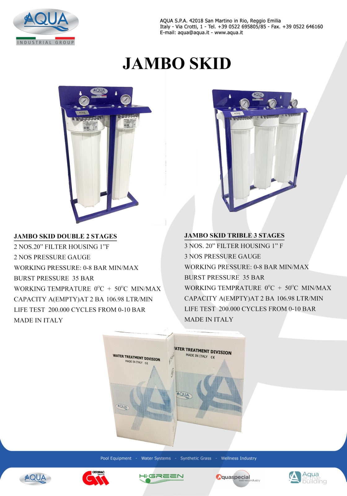 AQUA TRIPLE JUMBO FILTER
